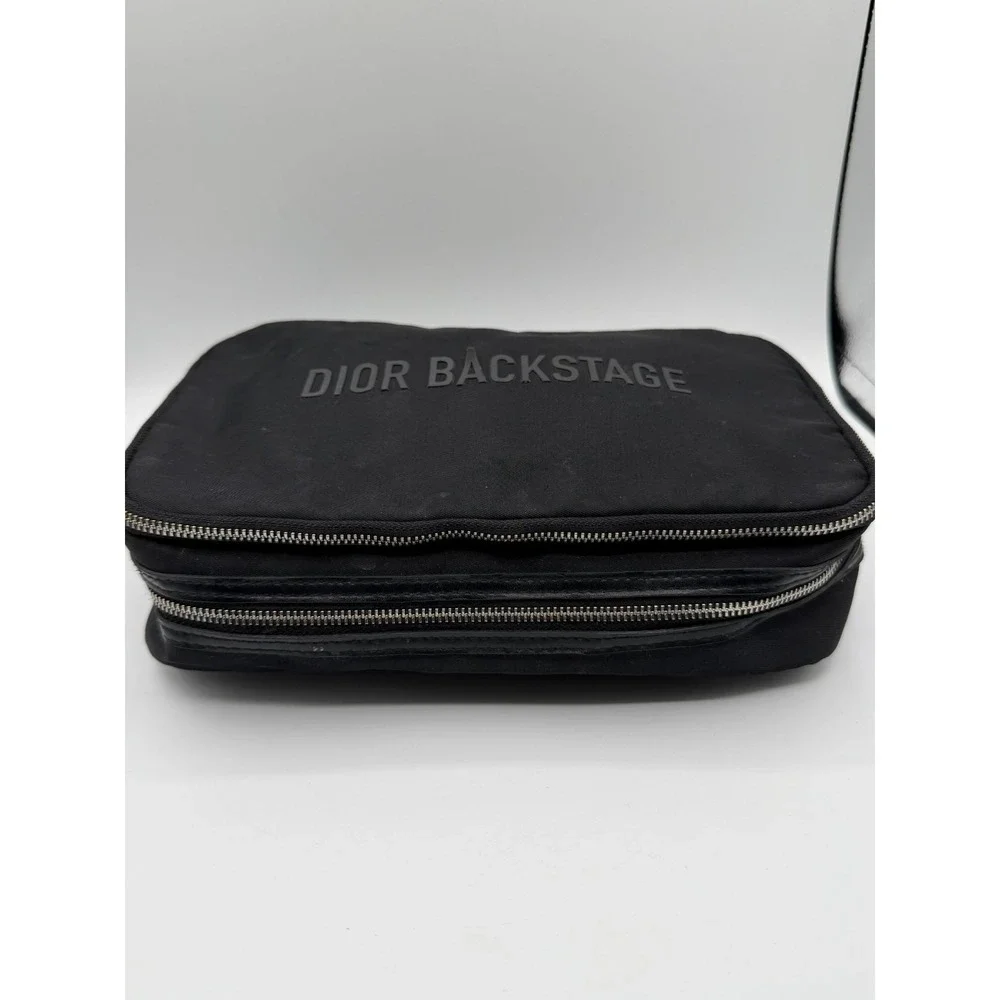 Dior Backstage Black Polyester Makeup Brush Pouch Case Bag 10